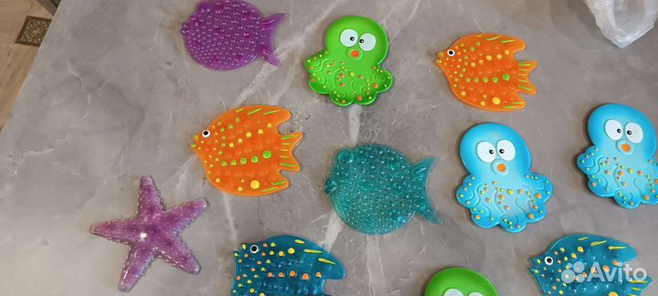 Игрушки присоски в ванную