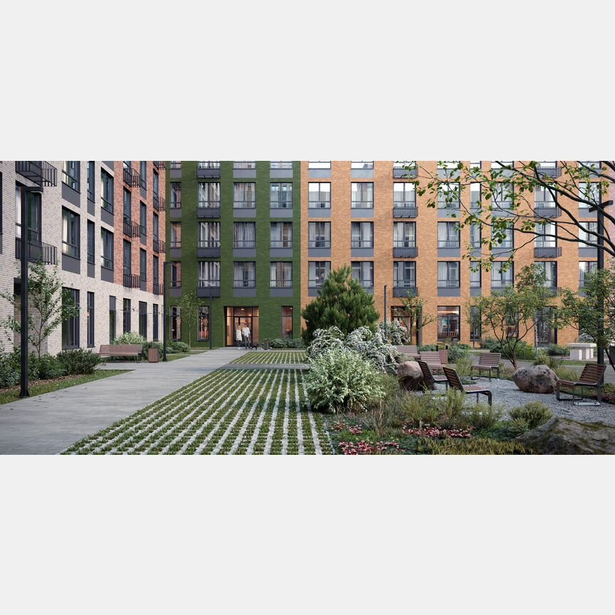 2-к. квартира, 60,9 м², 10/19 эт.