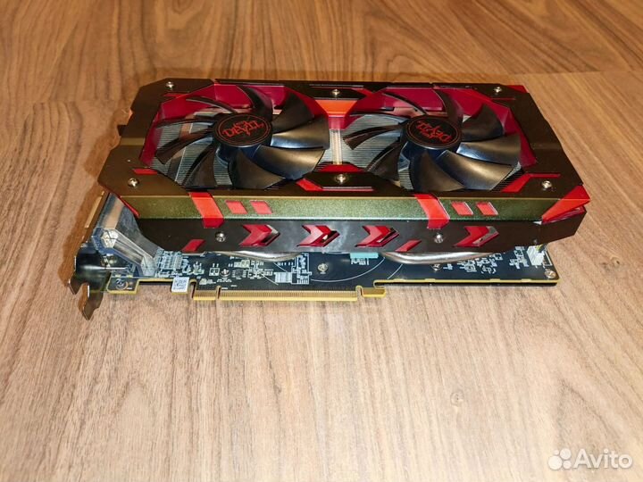 Видеокарта rx580 8gb red devil golden sample