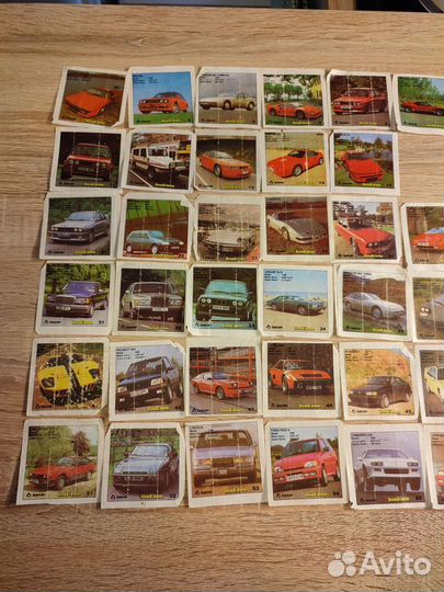 Вкладыши от жвачек Bombibom, Turbo