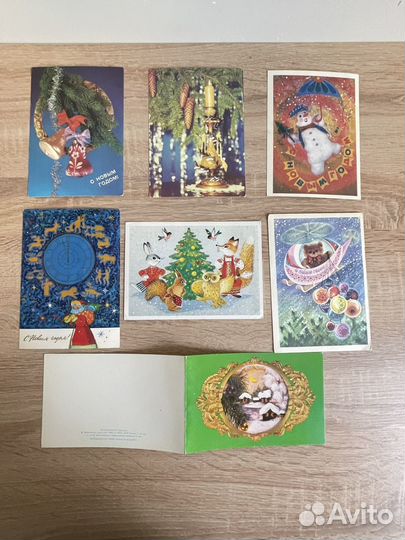 Коллекция новогодних открыток СССР