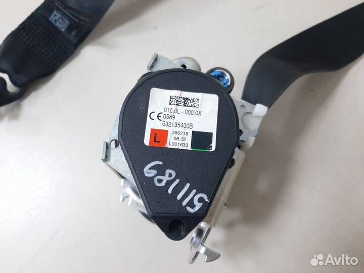 Ремень безопасности с пиропатроном Renault Captur/Kaptur