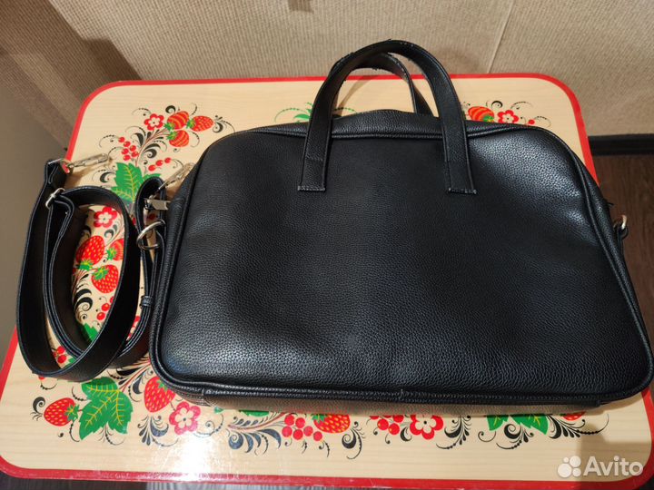 Мужской кожаный портфель бу