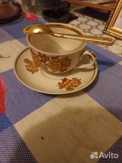 Чашка с блюдцем СССР