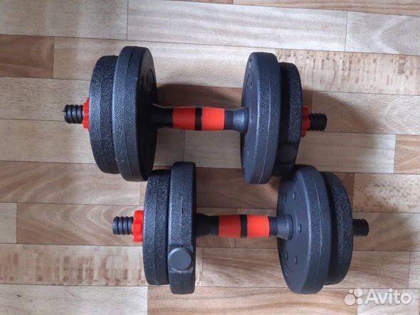 Гантели разборные 2шт по 5кг каждая