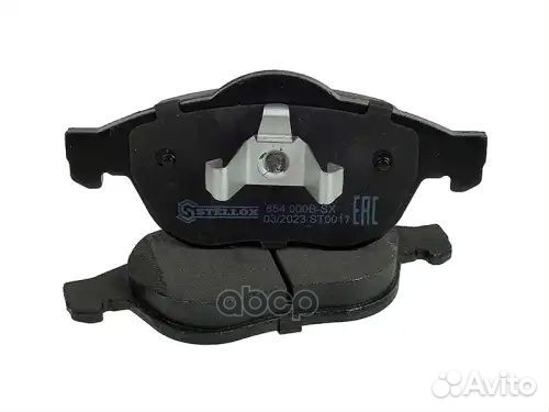 854 000B-SX колодки дисковые п. с антискр. пл