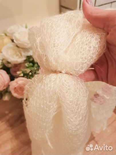 Пуховый платок паутинка Оренбургский