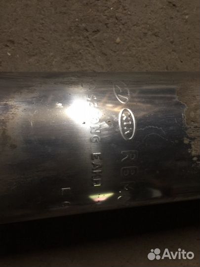 Хундай Солярис глушитель