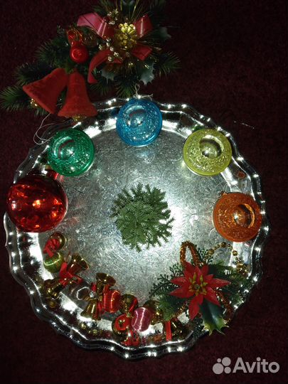 Игрушки ёлочные, верхушка и ёлочка, СССР