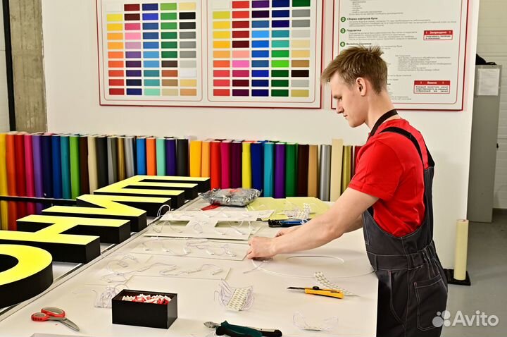 Изготовление рекламных вывесок