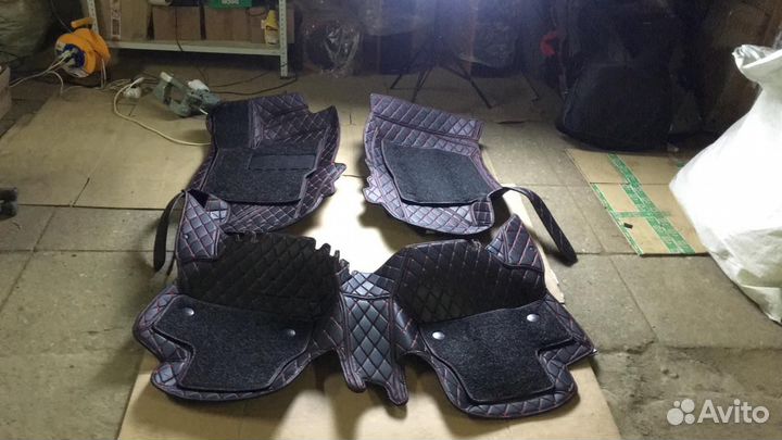 3D Коврики Audi Q7 Q5 Q8 из Экокожи