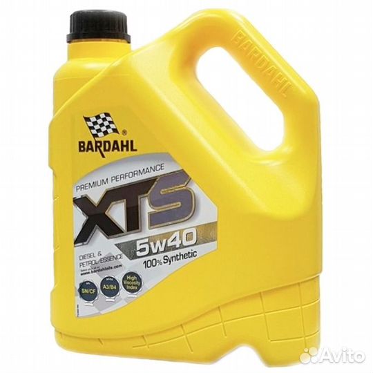 5W-40 XTS A3/B4, API SN/CF 4L (синт. моторное