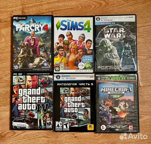 Диски игры на пк