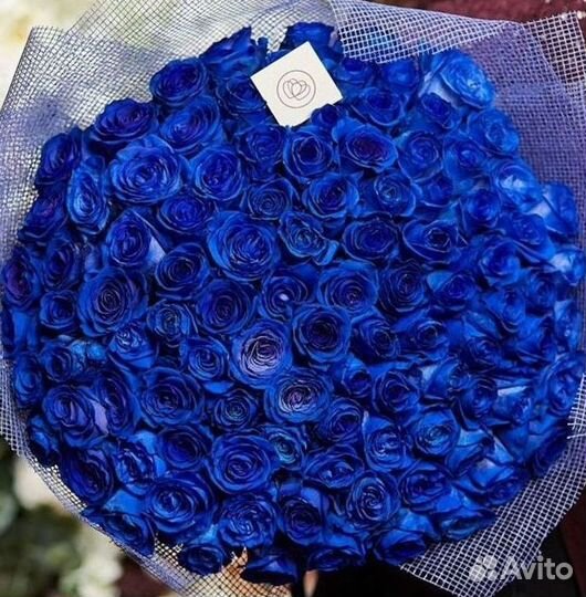 Синие розы Букеты доставка
