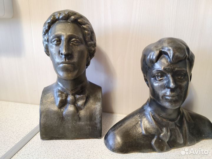 Статуэтка,бюст Александр Блок,С.Есенин.СССР