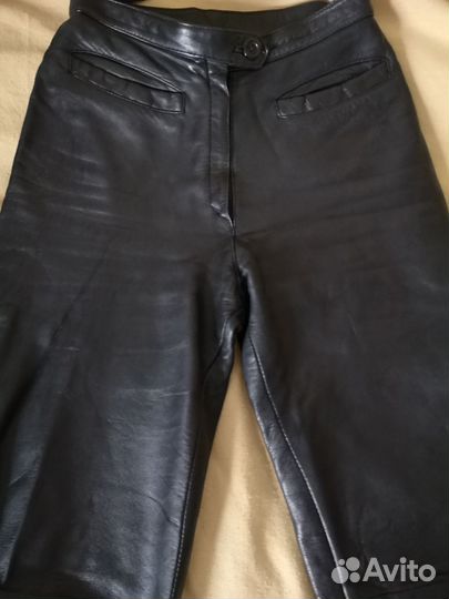 Брюки кожаные на рукоделие, 44