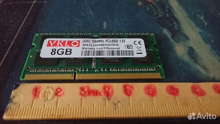 Оперативная память ddr3 для ноутбука 8gb 1066 мгц