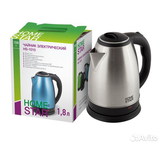 Электрический чайник homestar HS-1010, 06247
