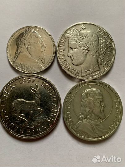 Монеты серебро
