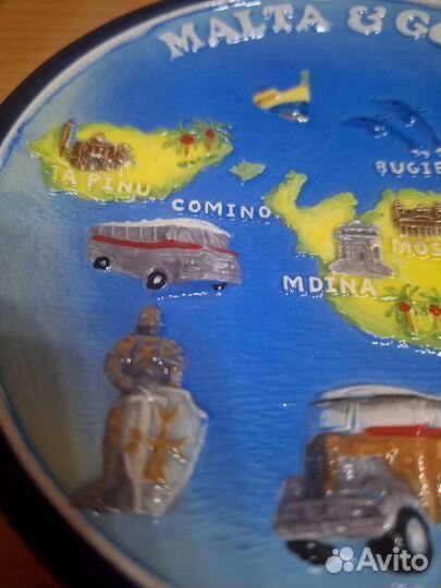 Тарелка настенная Мальта сувенир