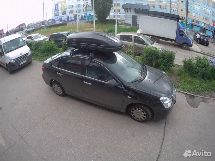 Бокс на крышу Nissan Almera G11 (2013)
