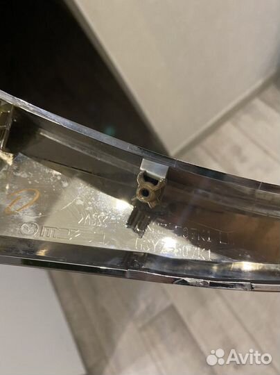 Молдинг решетки радиатора mazda 6 GJ