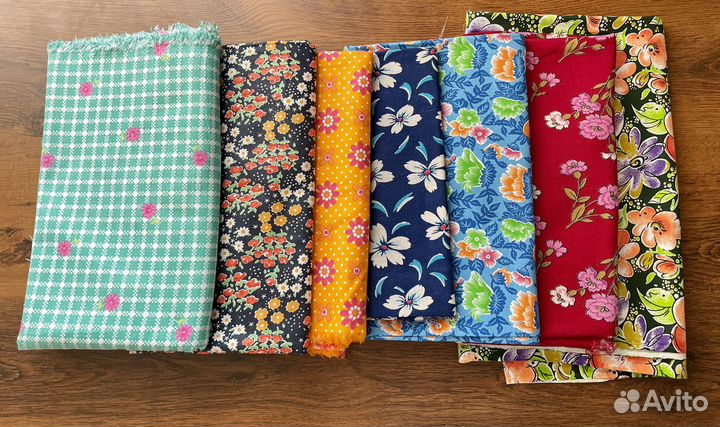 Отрез ткани СССР хлопок