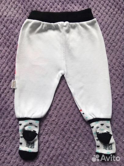 Ползунки для девочки 62