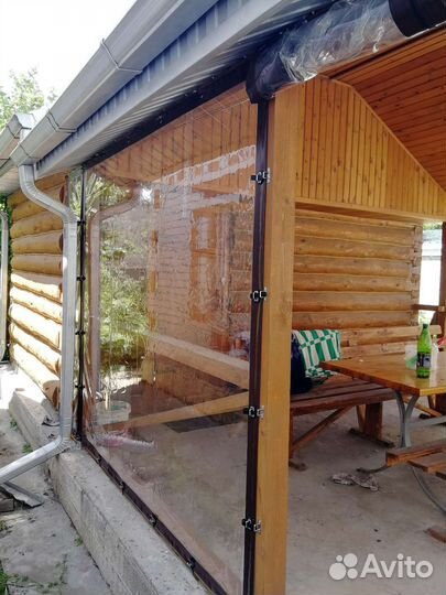 Мягкие окна для беседки