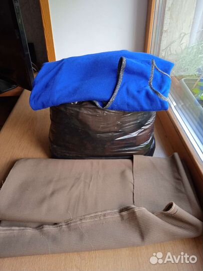 Для пэчворка пакет тканей+отрез+платье трикотаж