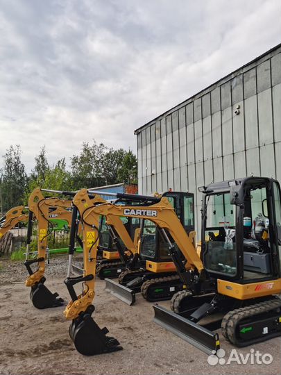 Мини-экскаватор CARTER CT26, 2024