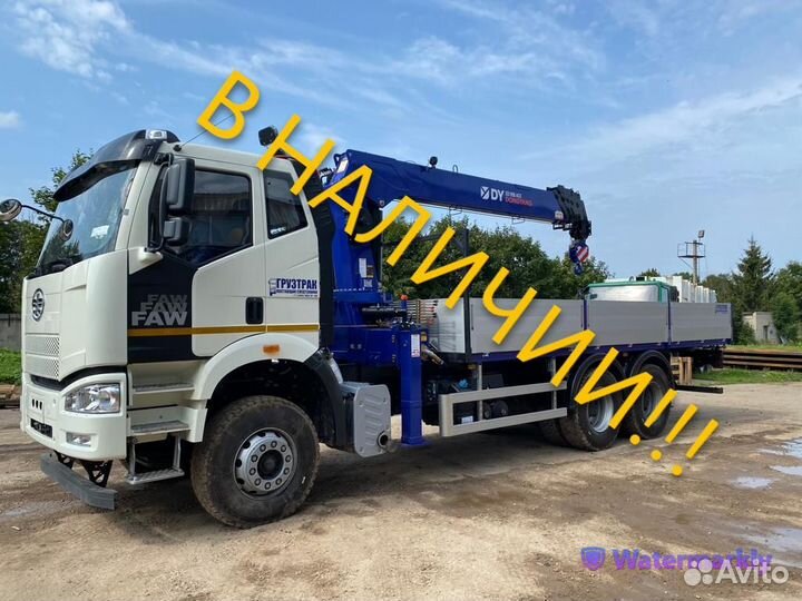 FAW J6P-375 с КМУ, 2023