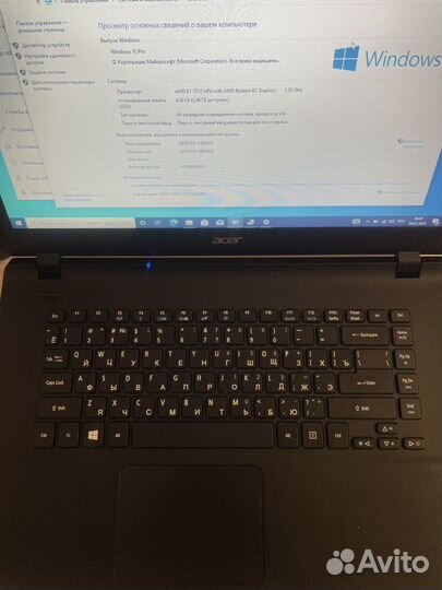 Ноутбук E1-7010/4Gb/500Gb/R2 Graphics/15,6