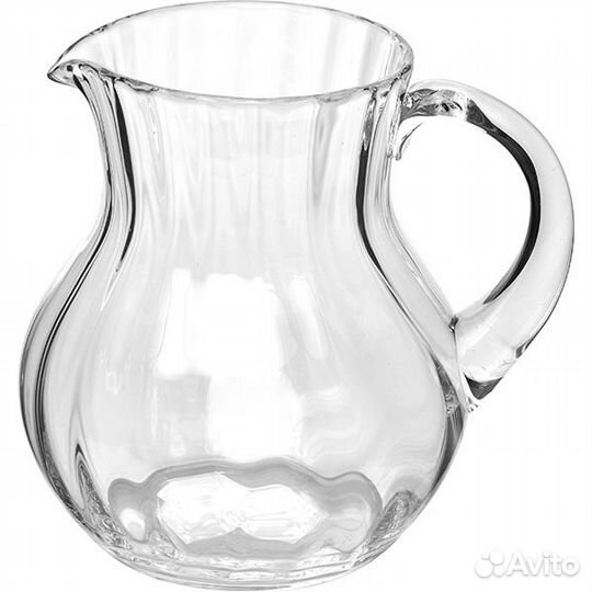 Кувшин рифлен.стекло