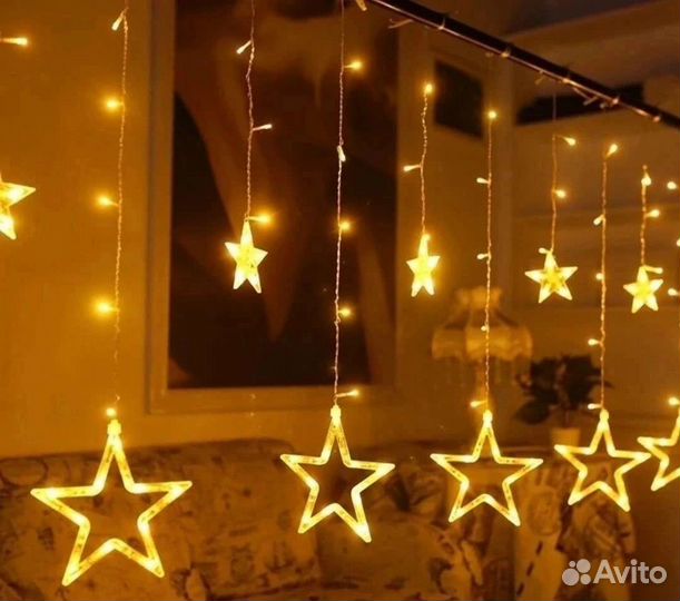 Гирлянда штора