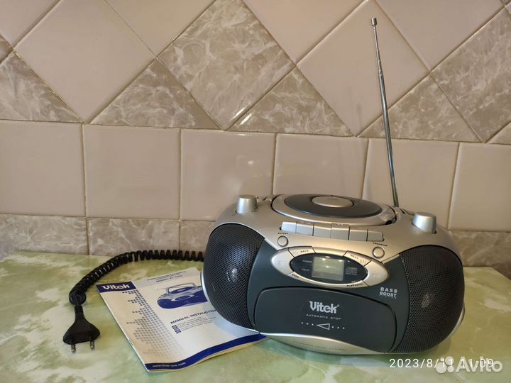 Магнитола/магнитофон/радиоприемник Vitek
