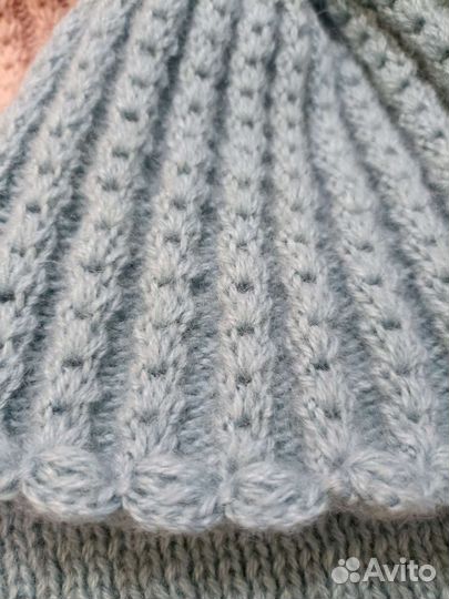 Шапка вязанная демисезонная