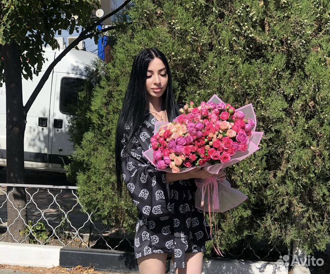 101 роза букеты цветы доставка 24/7