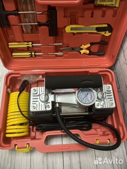 Компресор двухпоршневой в кейсе (набор)