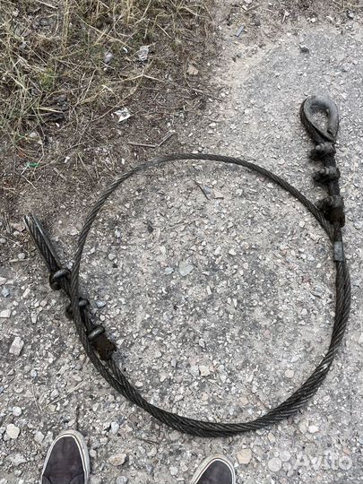 Трос стальной буксировочный