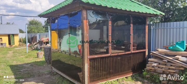 Мягкие окна (для веранды, беседки, террасы)