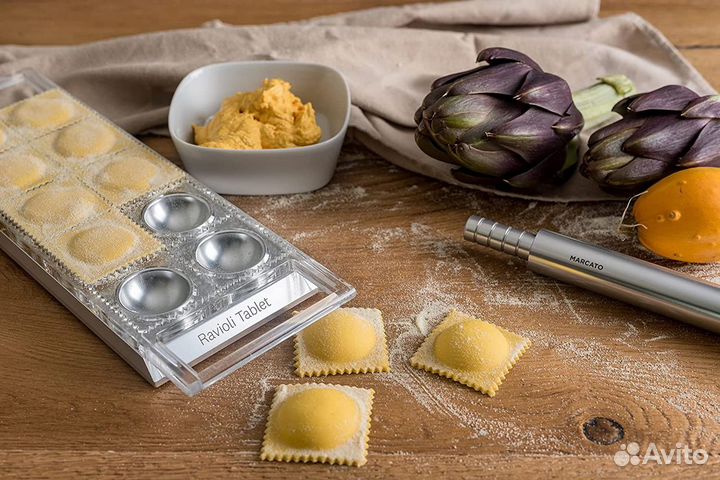 Пельменница Marcato Design Ravioli Tablet Argento