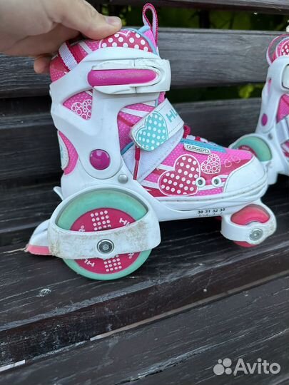 Роликовые коньки hudora раздвижные