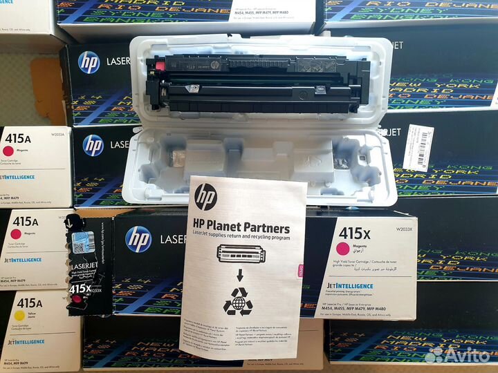 Картриджи HP 415A / 415X (оригинал, первоход, чип)