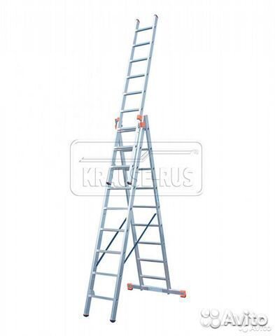 Трехсекционная лестница Krause Tribilo 3х12 120953