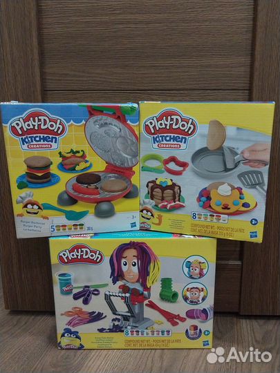 Новые игровые наборы play doh