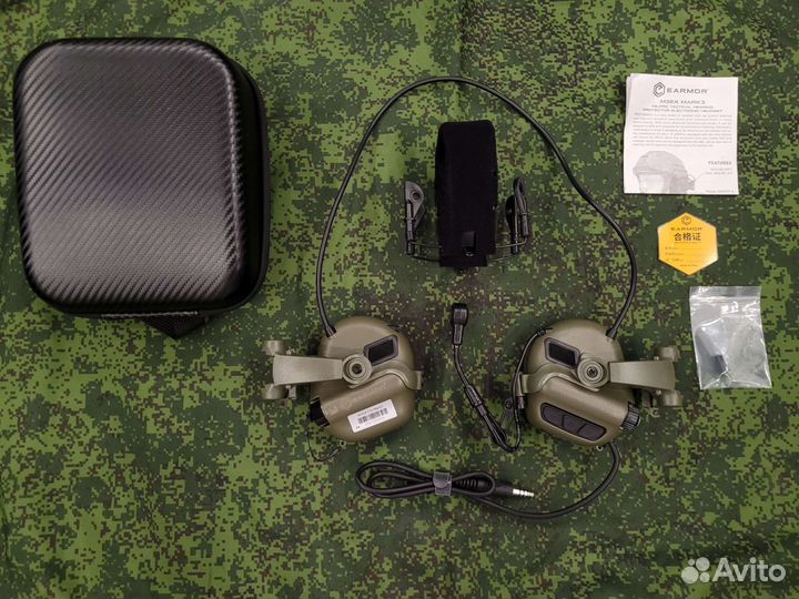 Активные наушники earmor M32X Mark 3 MilPro