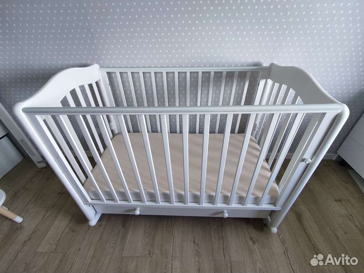 Детская кроватка-качалка Гандылян 