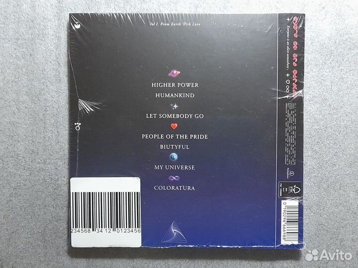 Coldplay Music of Spheres 2021 CD Запечатан