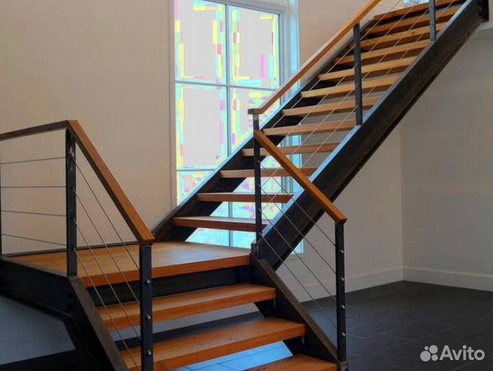 Металлокаркас для лестницы 